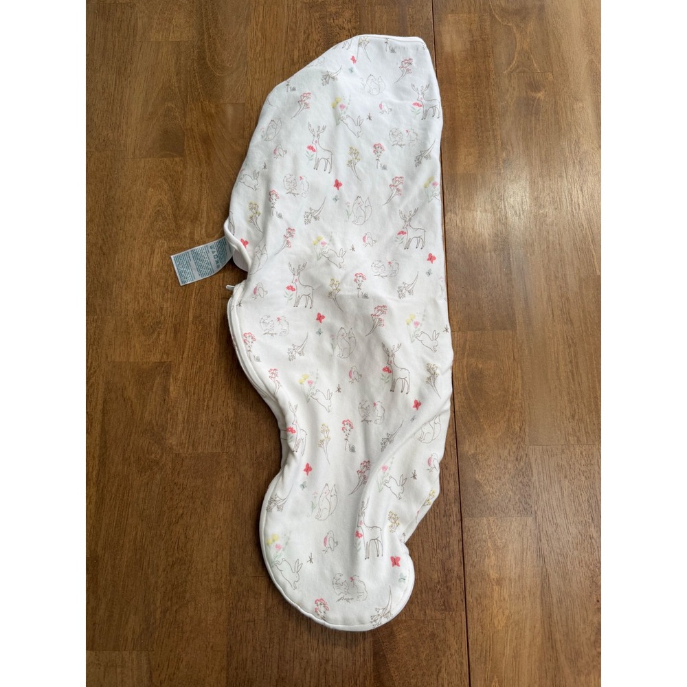 Aden + Anais Essentials Woodland Print Baby Swaddle Wrap White 4-6 Months
